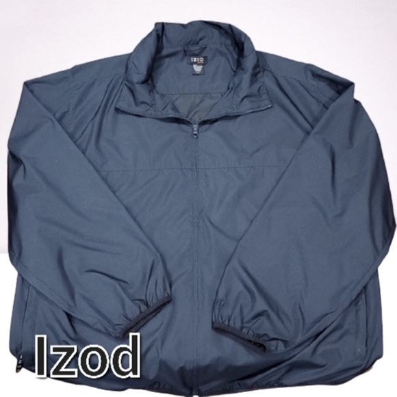 Izod Other - IZOD Lightweight Windbreaker XFG Packable XXL Dark Navy Blue